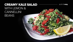 creamy kale salad