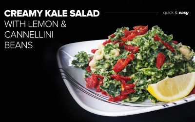 creamy kale salad