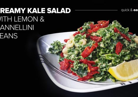creamy kale salad
