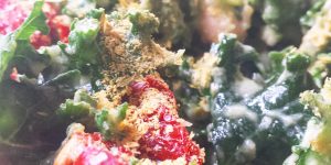 Kale Salad with nutritional yeast